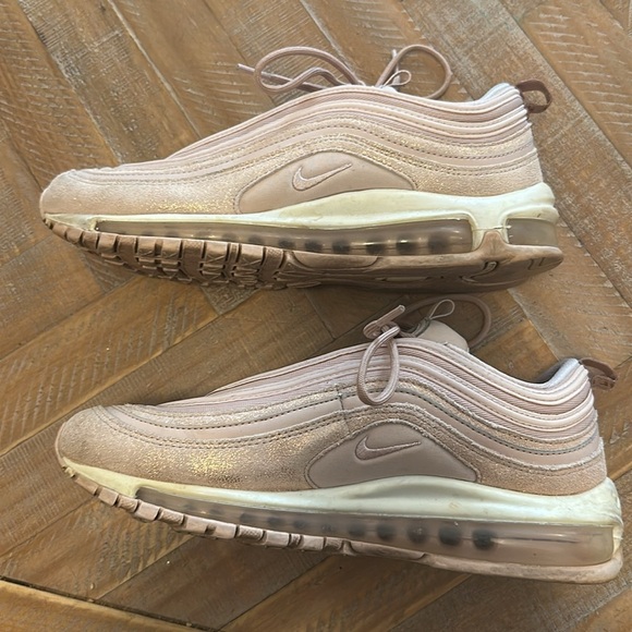 Nike Air Max 97 SE Particle Beige Pink Sneakers Shoes - Picture 5 of 11